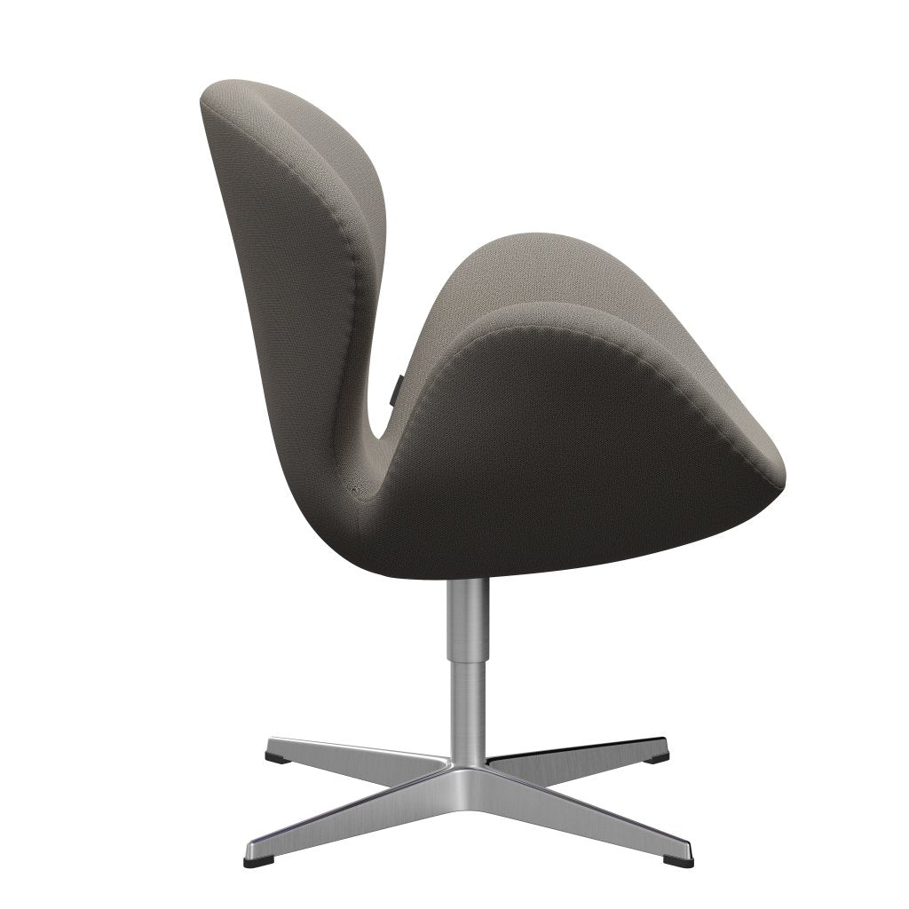 Fritz Hansen Swan Frea, satynowy szczotkowany aluminium/Capture Warm Grey