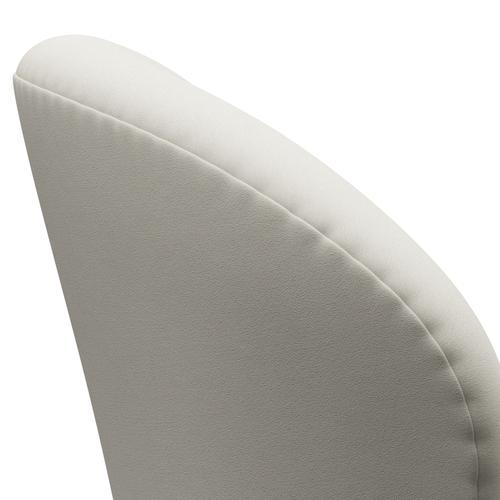 Fritz Hansen Swan Lounge Chair, Satin Brushed Aluminium/Comfort Light Grey