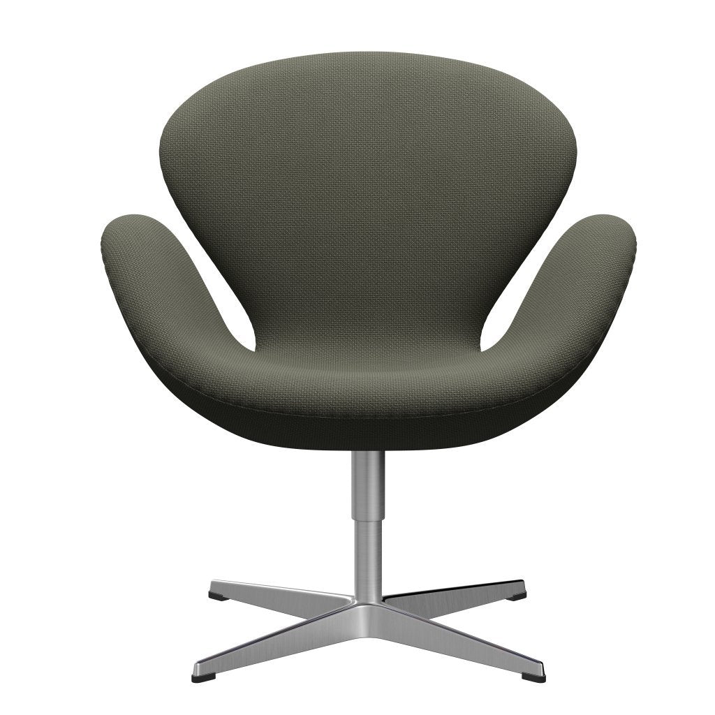 Fritz Hansen Swan Frea, satynowy szczotkowany aluminium/Diablo Warm Grey