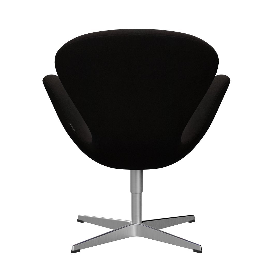 Fritz Hansen Swan Frea, satynowy szczotkowany aluminium/Divina Dark Brown (384)