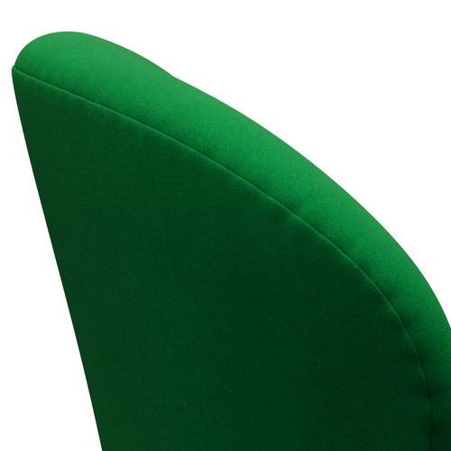 Fritz Hansen Swan Frea, satynowy szczotkowany aluminium/divina Grass Green