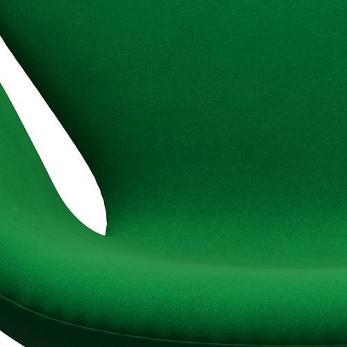 Fritz Hansen Swan Frea, satynowy szczotkowany aluminium/divina Grass Green