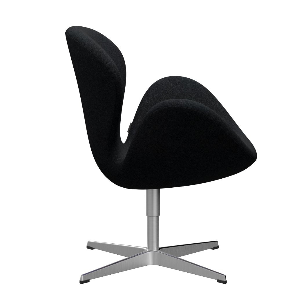 Fritz Hansen Swan Frea, satyna szczotkowana aluminium/divina MD Black