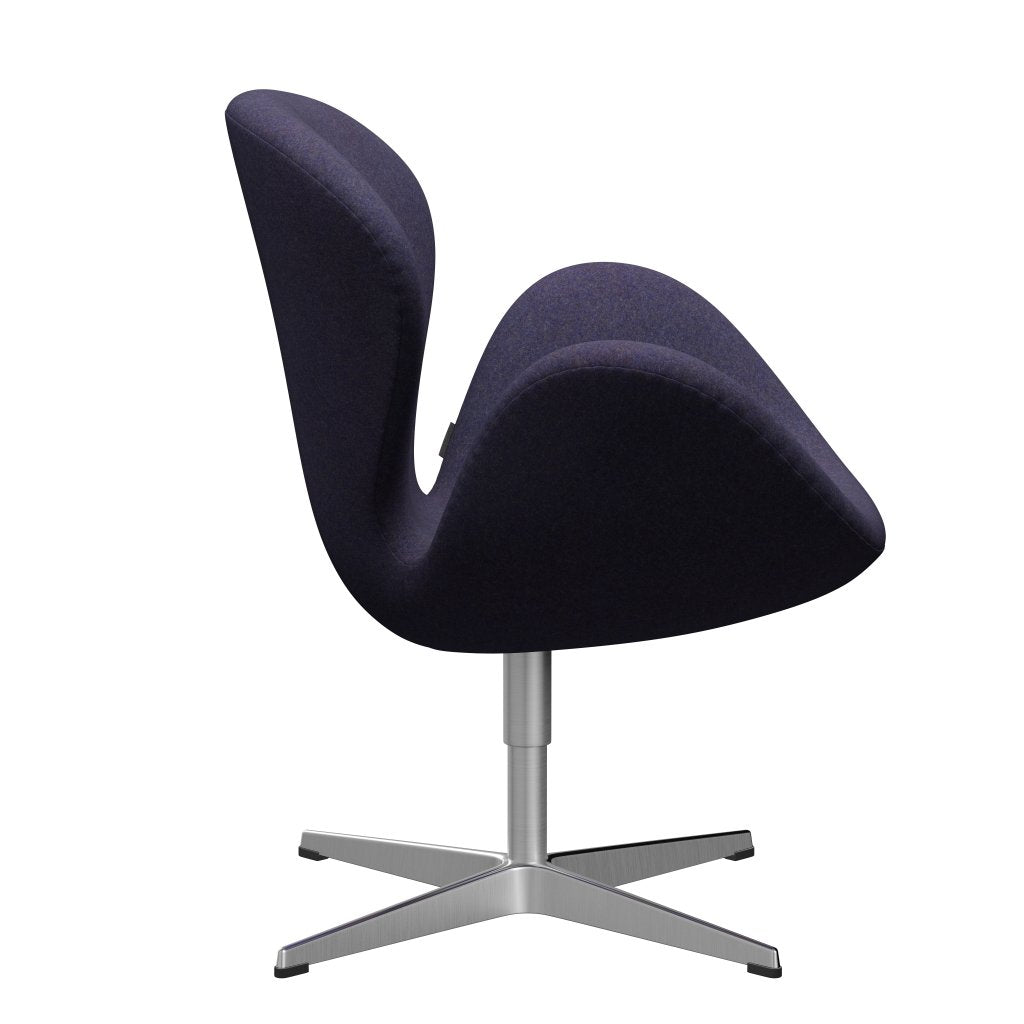 Fritz Hansen Swan Frea, satynowy szczotkowany aluminium/divina md Dusty Blue