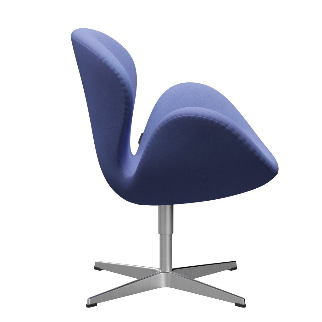 Fritz Hansen Swan Frea, satynowy szczotkowany aluminium/Divina Pastel Blue