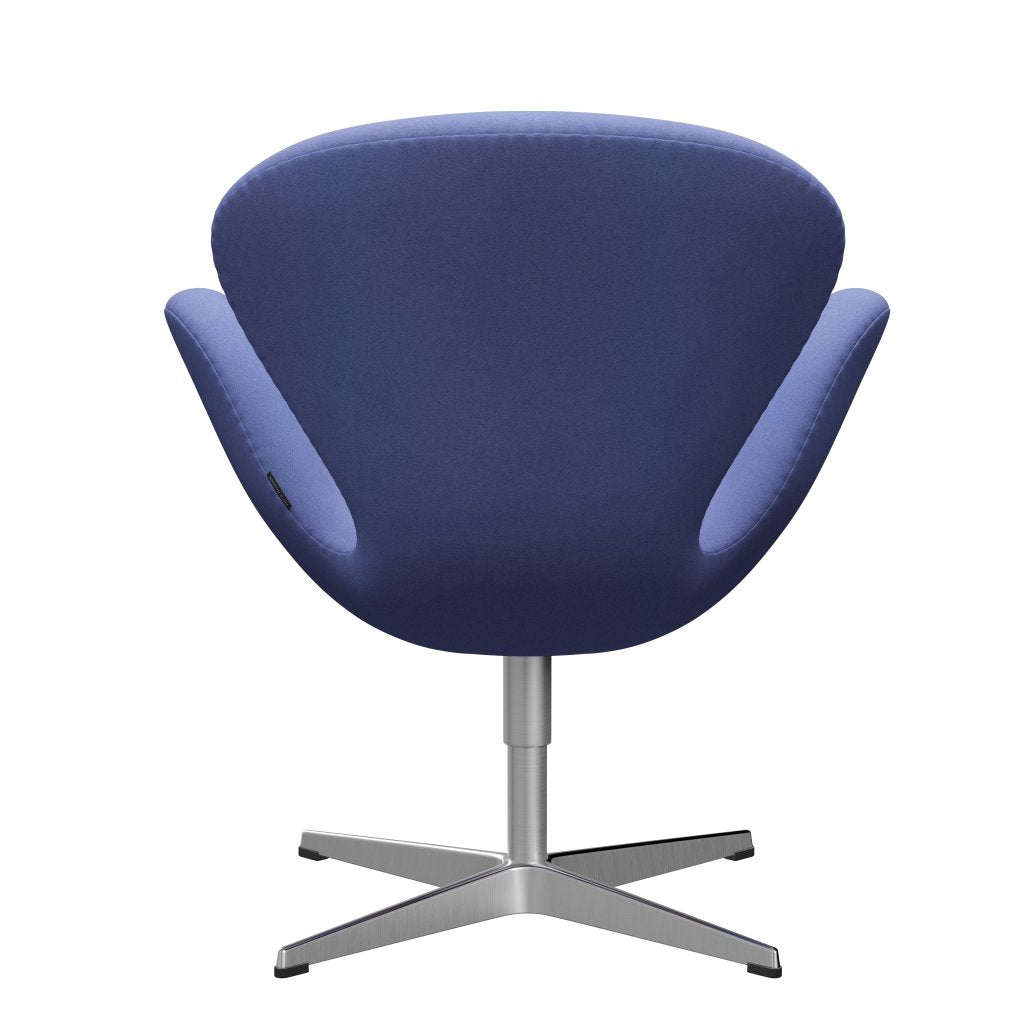 Fritz Hansen Swan Frea, satynowy szczotkowany aluminium/Divina Pastel Blue