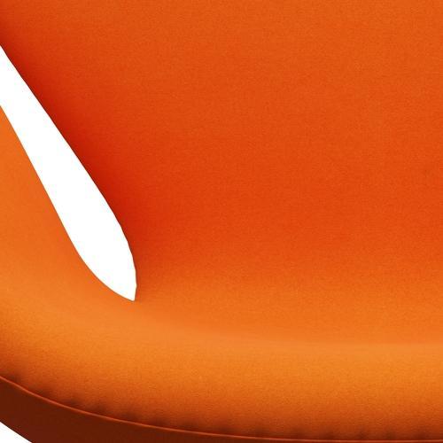 Fritz Hansen Swan Frea, satynowy szczotkowany aluminium/Divina Pastello Orange