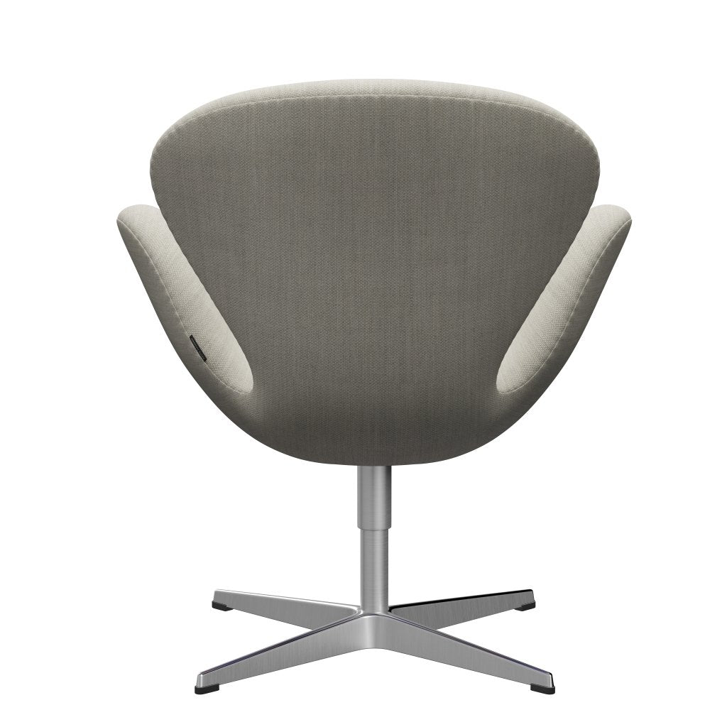 Fritz Hansen Swan Frea, satynowy szczotkowany aluminium/fiord grey