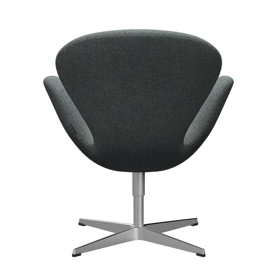 Fritz Hansen Swan Salounge, sosowanie szczotkowane aluminium/hallingdal grey