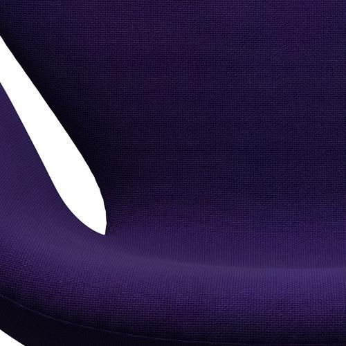 Fritz Hansen Swan Lounge, sating szczotkowany aluminium/hallingdal violet