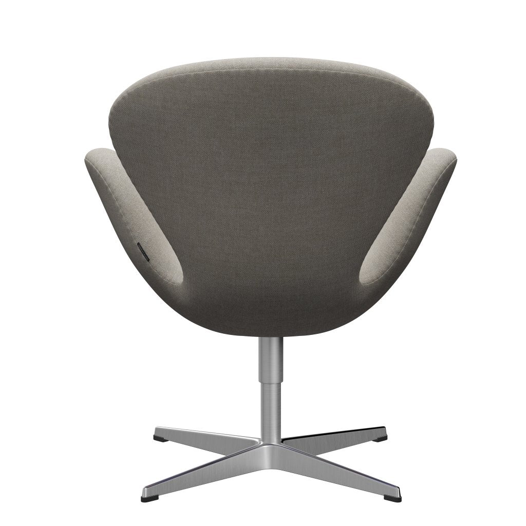 Fritz Hansen Swan Frea, satynowy szczotkowany aluminium/sunniva beige