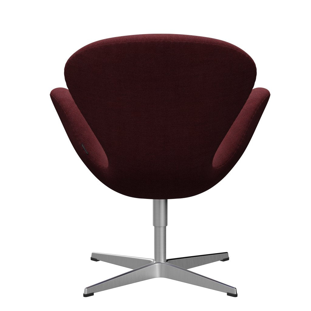 Fritz Hansen Swan Frea, satynowy szczotkowany aluminium/sunniva Burgundia