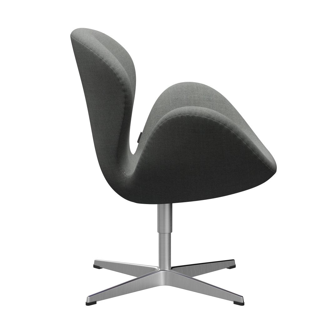 Fritz Hansen Swan Frea, satynowe szczotkowane aluminium/sunniva grey