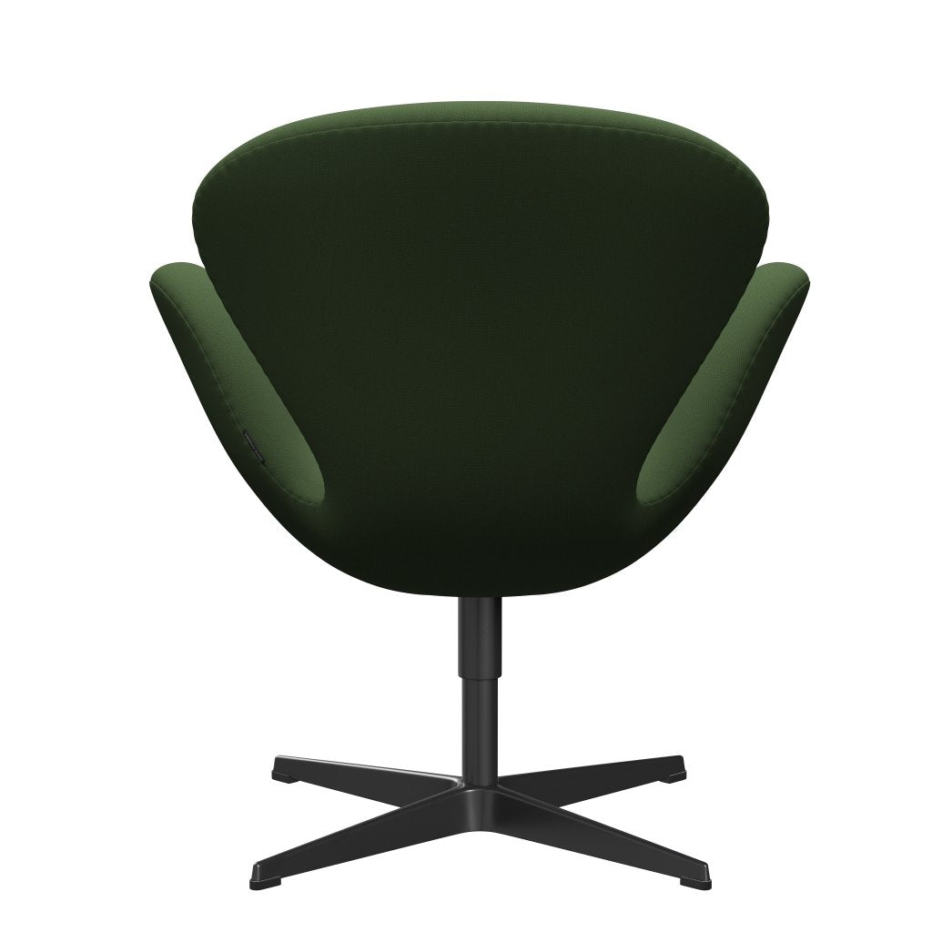 FRITZ HANSEN SWAN SALOUNGE, Black Lanquered/Capture Moss Green