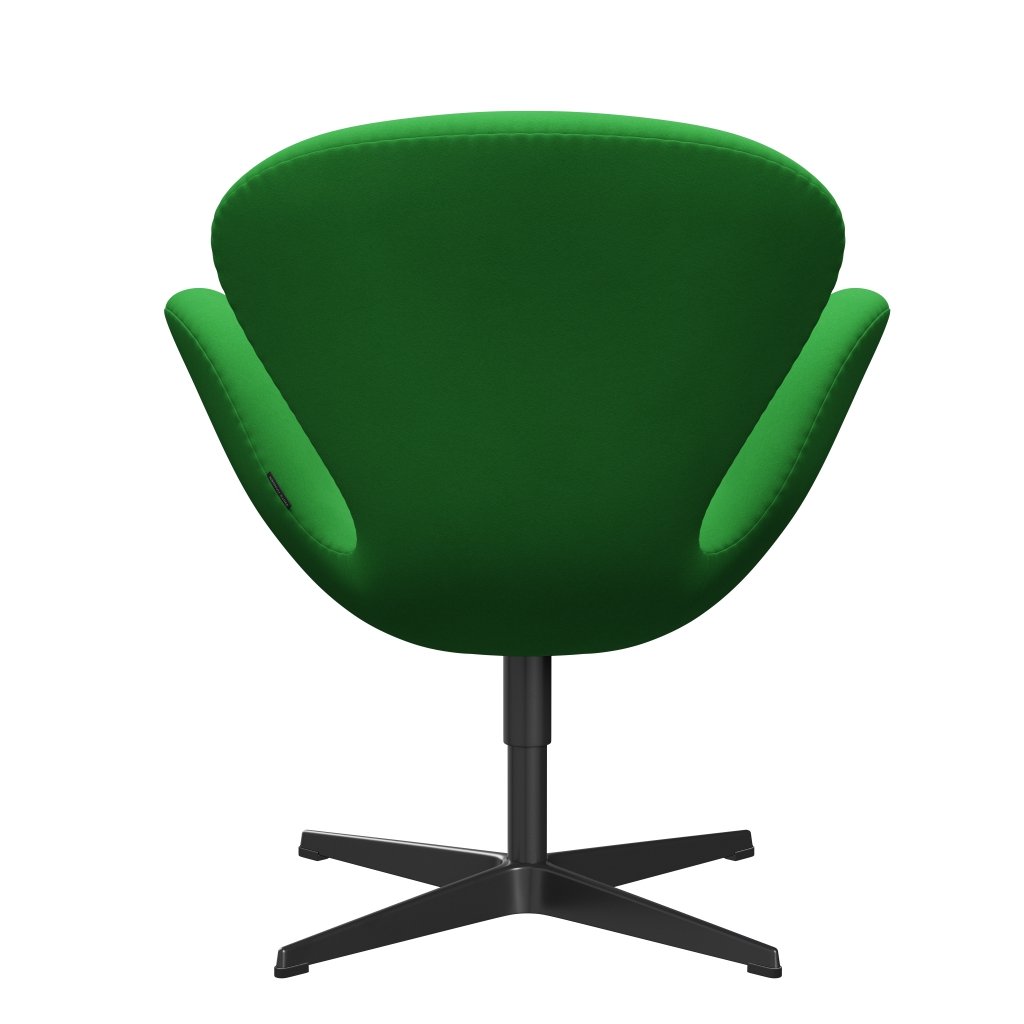 Fritz Hansen Swan Lounge Frea, czarny lakier/Comfort Green (68003)