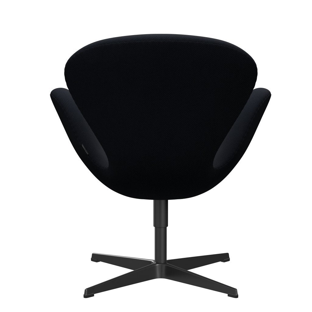 FRITZ HANSEN SWAN SALOUGE, Black Lanquered/Diablo Dark Blue