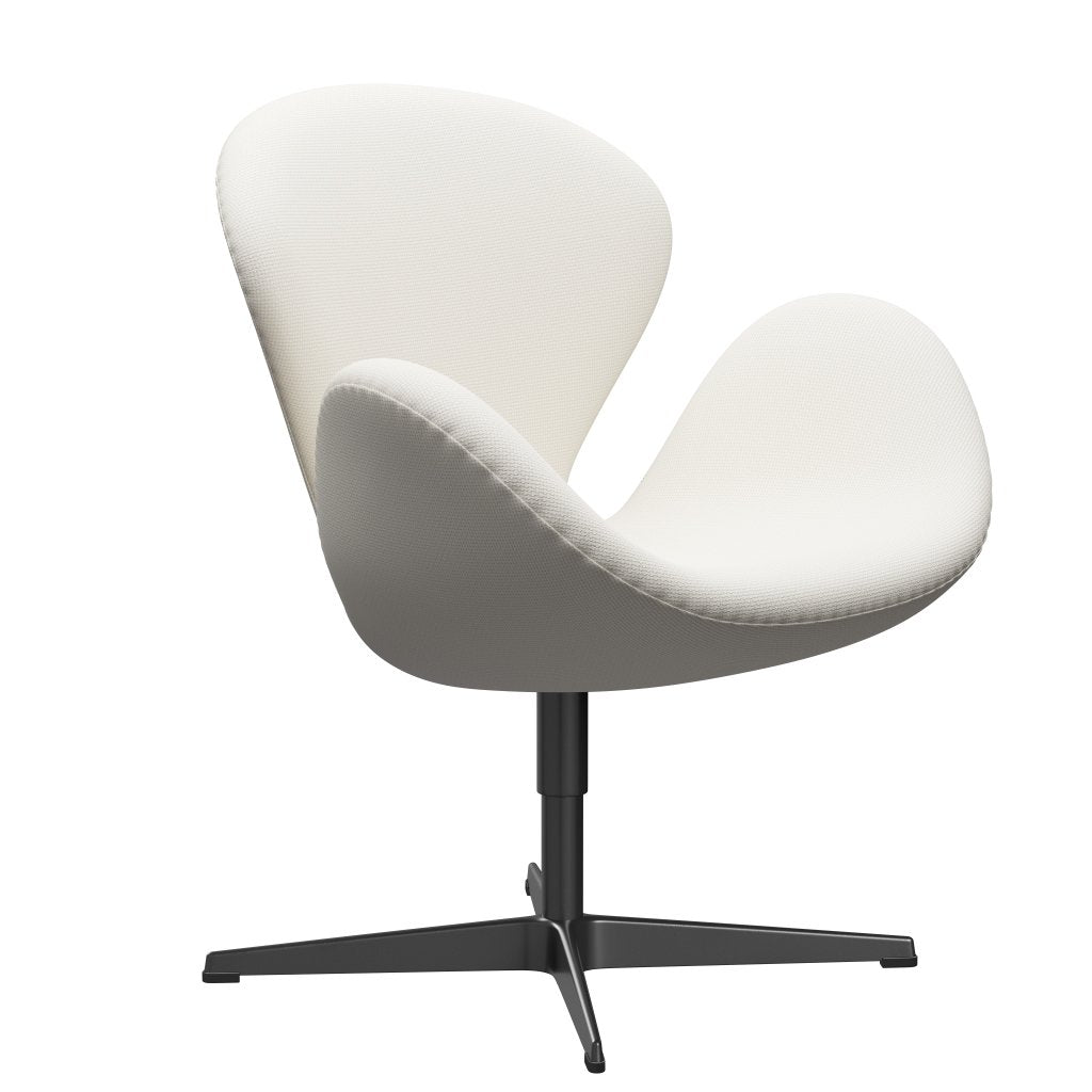 Fritz Hansen Swan Lounge Chair, Black Lacquered/Diablo Snow