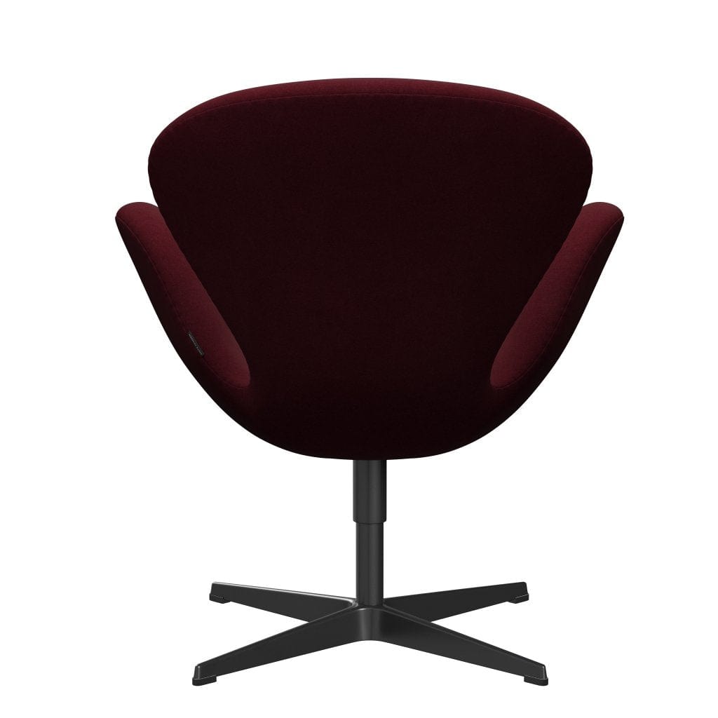 Fritz Hansen Swan Lounge Fotela, Black Lanquered/Divina Bakłainga (671)