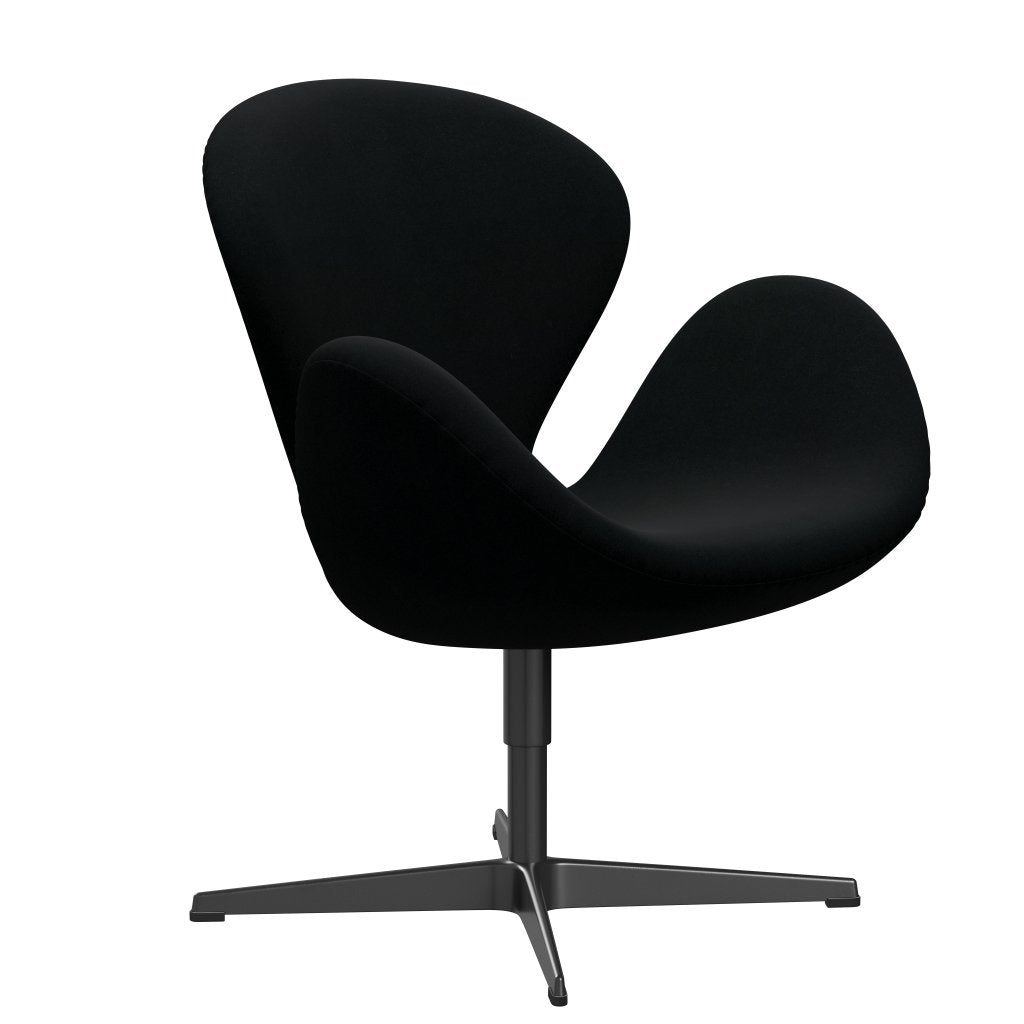 Fritz Hansen Swan Lounge, czarny lakier/Divina Black