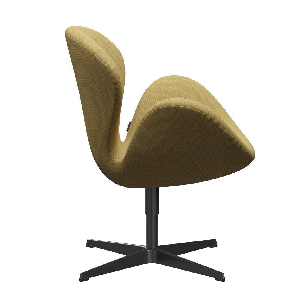 Fritz Hansen Swan Lounge Fating, Black Lanquered/Fame Beige (62068)