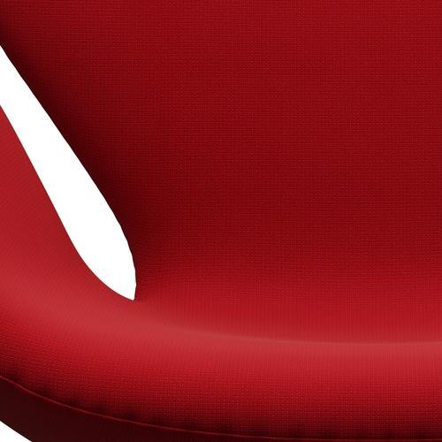 Fritz Hansen Swan Lounge Chair, Black Lacquered/Fame Red (64089)