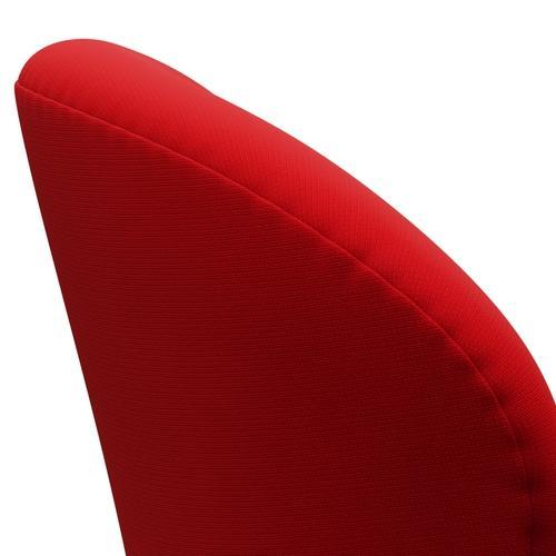 Fritz Hansen Swan Lounge Chair, Black Lacquered/Fame Red (64119)