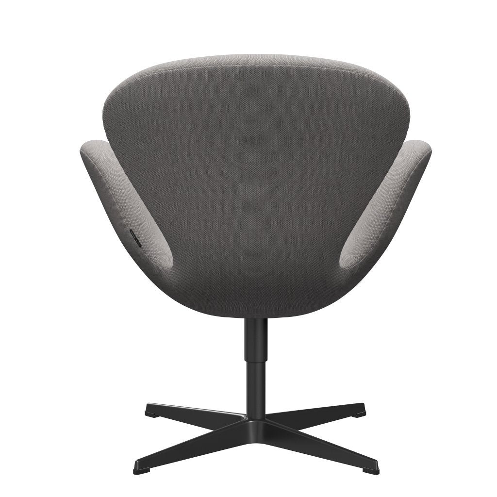 FRITZ HANSEN SWAN SALOUNGE, Black Lanquered/Fiord Stone/Kamień