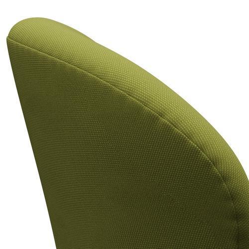 Fritz Hansen Swan Lounge, czarny lakier/Steelcut Light Military Green