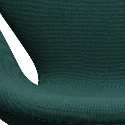 Fritz Hansen Swan Lounge, czarny lakier/Steelcut Trio Dark Green