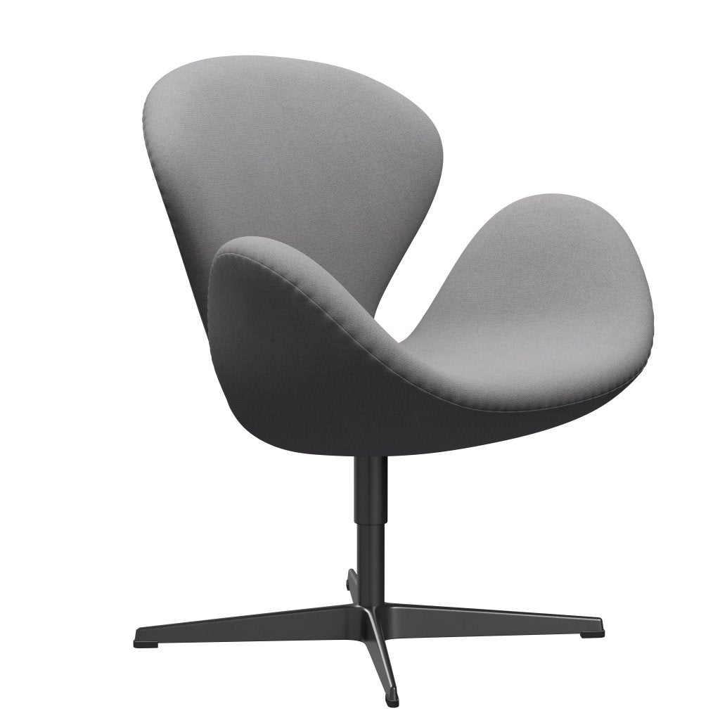 Fritz Hansen Swan Sallo -Lounge, czarny lakier/tonus jasnoszary