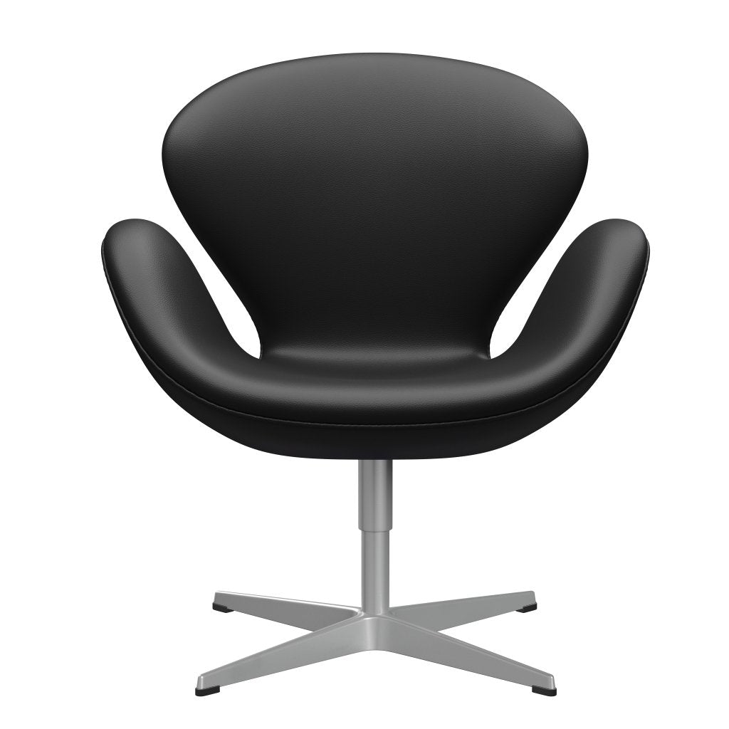 FRITZ HANSEN SWAN SALOUNGE, Srebrny Gray/Aura Black