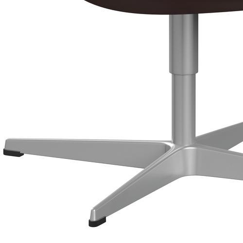 FRITZ HANSEN SWAN SALOUNGE, Srebrny Grey/Aura Walnut