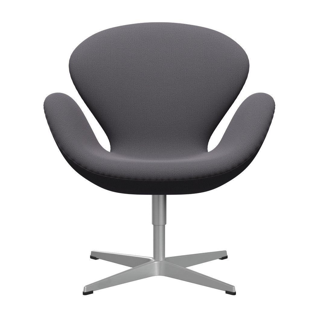 Fritz Hansen Swan Lounge Chair, Silver Grey/Capture Dark Grey