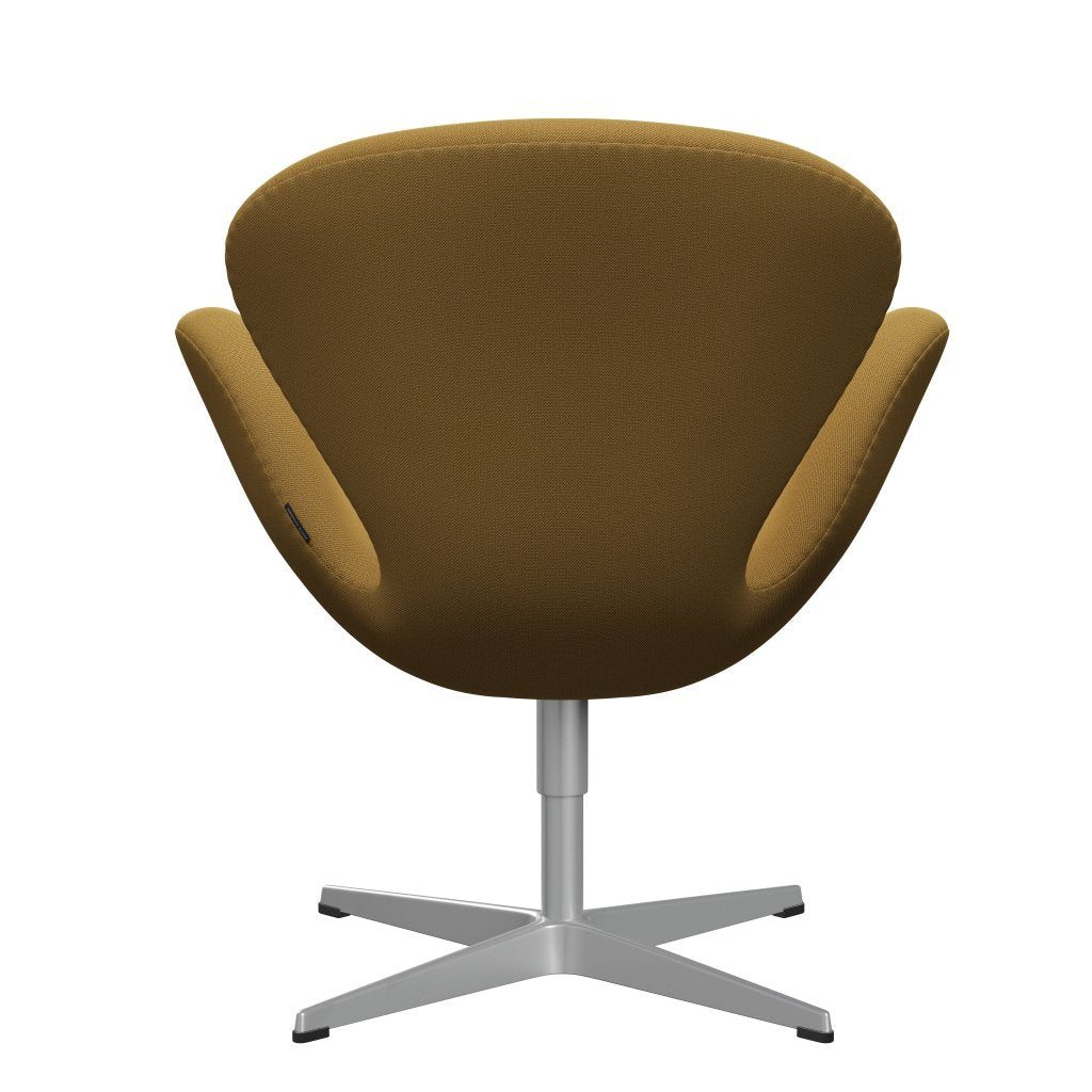 Fritz Hansen Swan Lounge Chair, Silver Grey/Capture Mustard Light