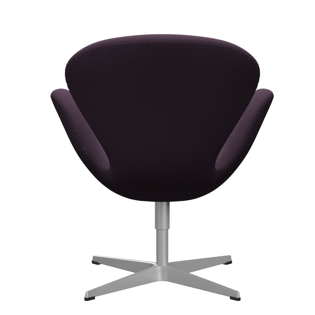 FRITZ HANSEN SWAN SALOUNGE, Srebrny Gray/Capture Violet Dark