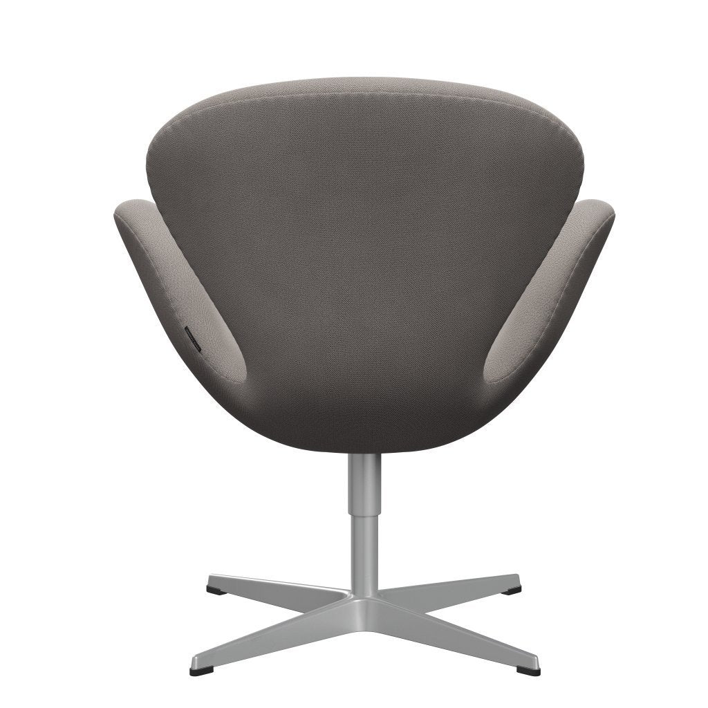 Fritz Hansen Swan Lounge Chair, Silver Grey/Capture Warm Grey Light