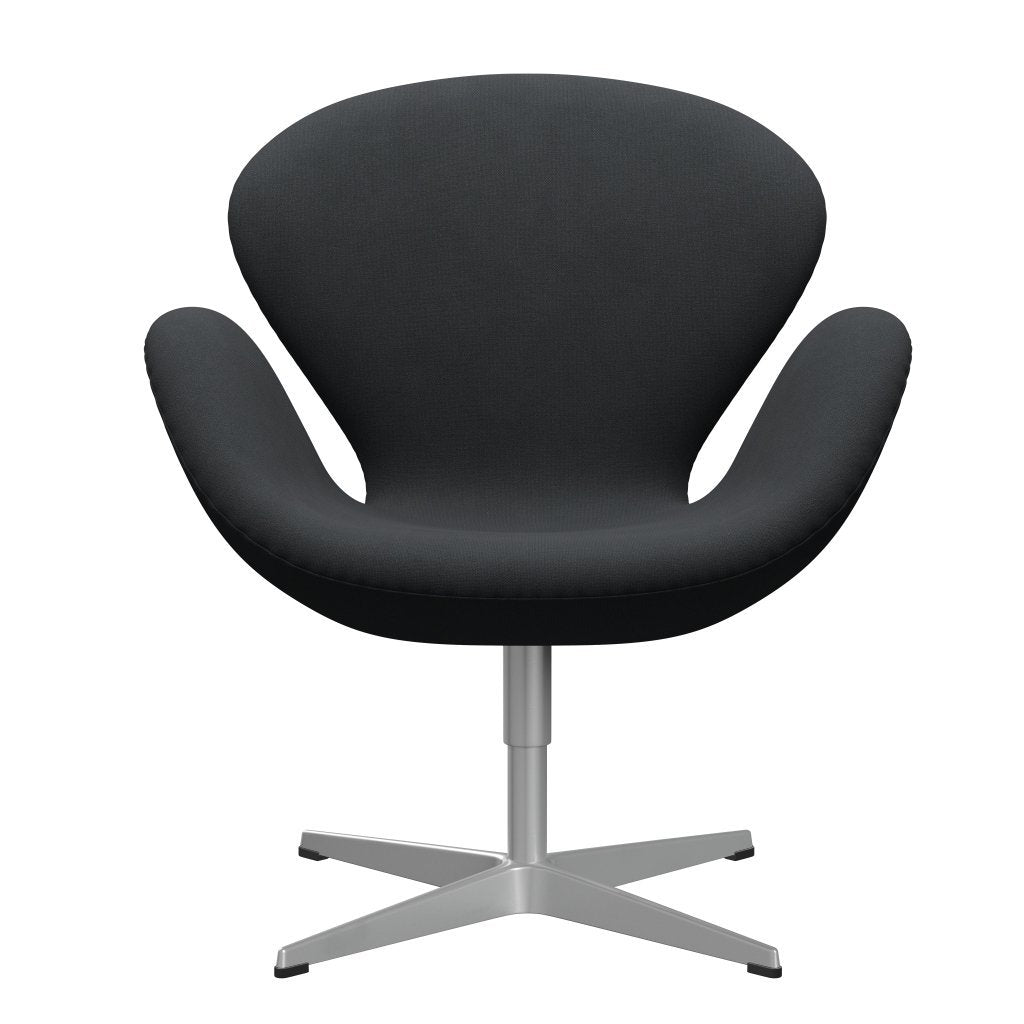 Fritz Hansen Swan Lounge Chair, Silver Grey/Christianshavn Dark Grey