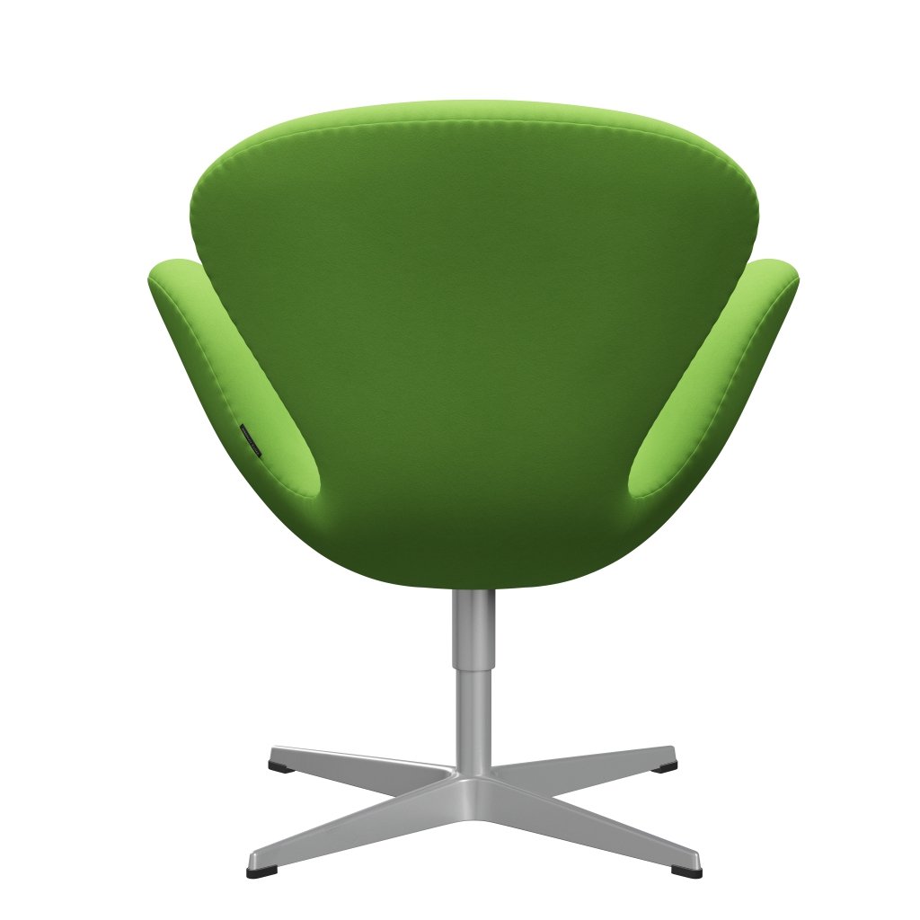 Fritz Hansen Swan Lounge Chair, Silver Grey/Comfort Light Green (68010)