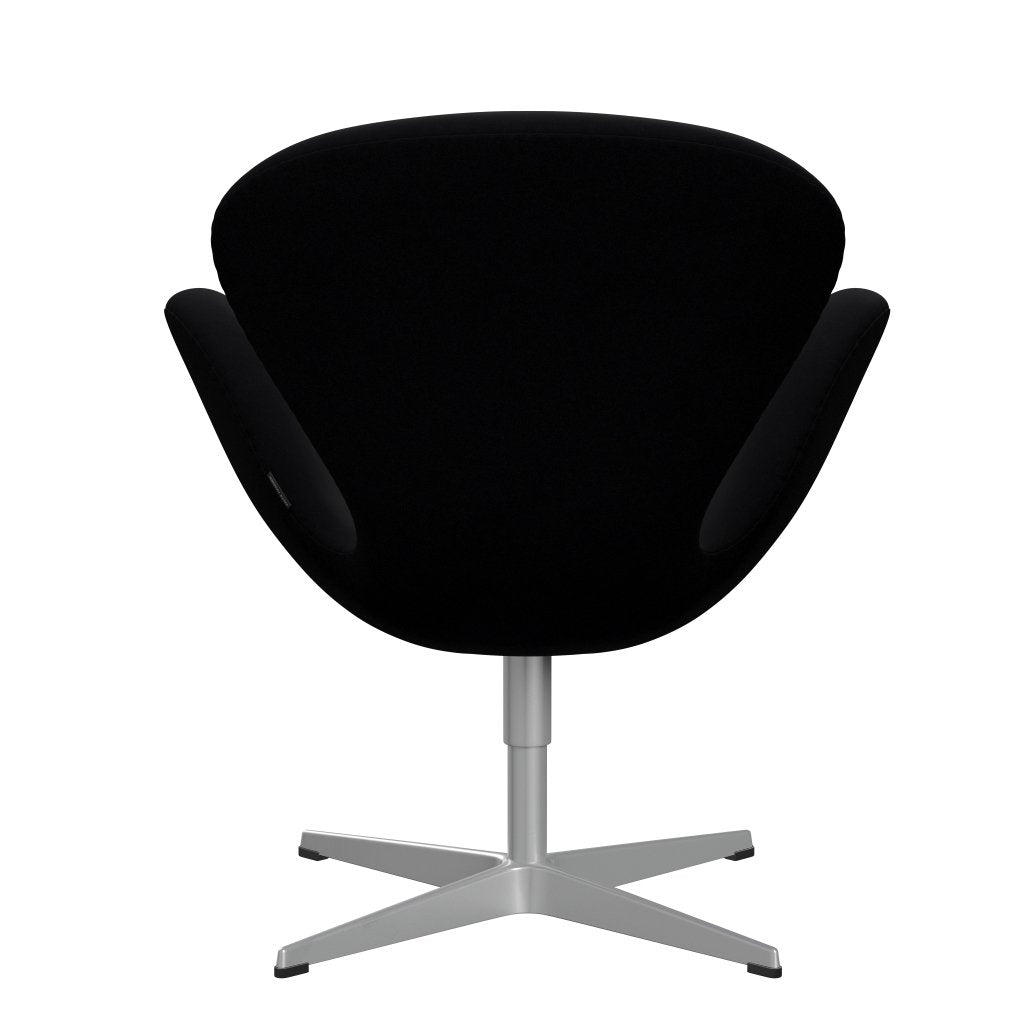 Fritz Hansen Swan Lounge Chair, Silver Grey/Comfort Black (00050)