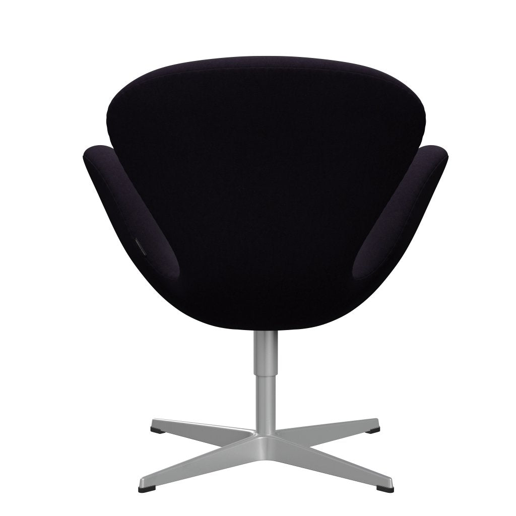 FRITZ HANSEN SWAN SALOUNGE, srebrny szary/komfort fioletowy czerwony