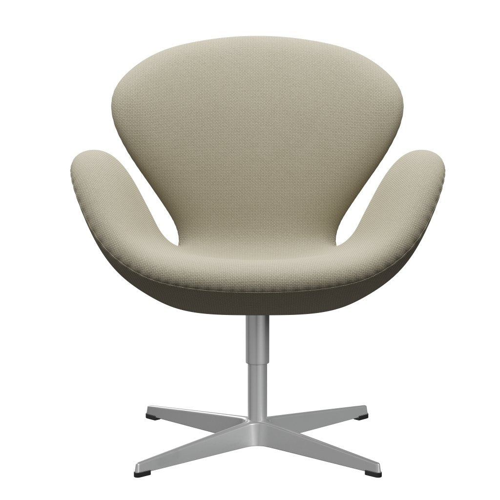 Fritz Hansen Swan Lounge Chair, Silver Grey/Diablo Sand