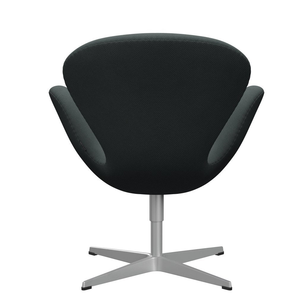 Fritz Hansen Swan Lounge Chair, Silver Grey/Diablo Steel Grey