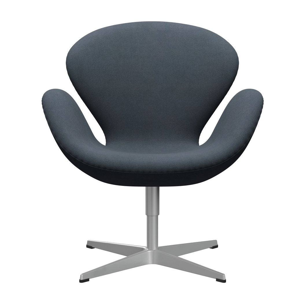 Fritz Hansen Swan Lounge Chair, Silver Grey/Divina Grey