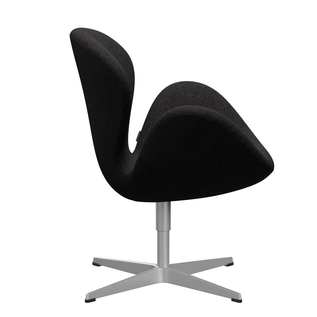 FRITZ HANSEN SWAN SALOUNGE, Srebrny Grey/Divina MD Ciemne szary