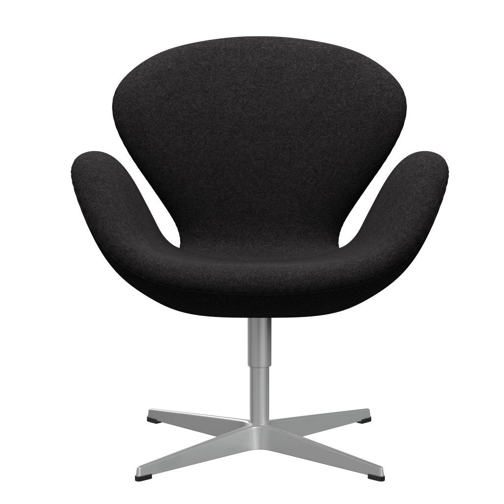 FRITZ HANSEN SWAN SALOUNGE, Srebrny Grey/Divina MD Ciemne szary