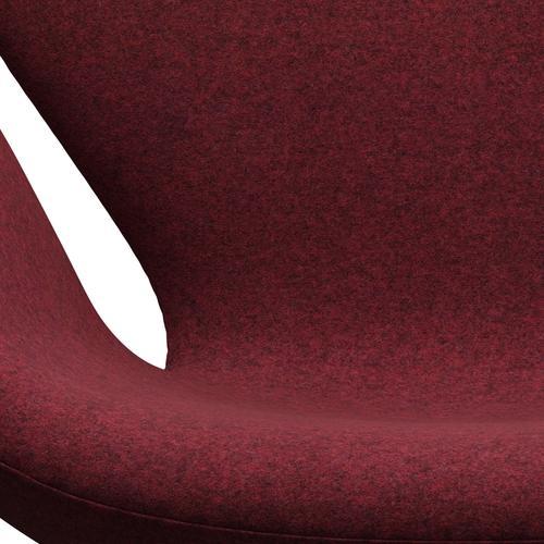 FRITZ HANSEN SWAN SALOUNGE, Srebrny Gray/Divina MD Raspberry