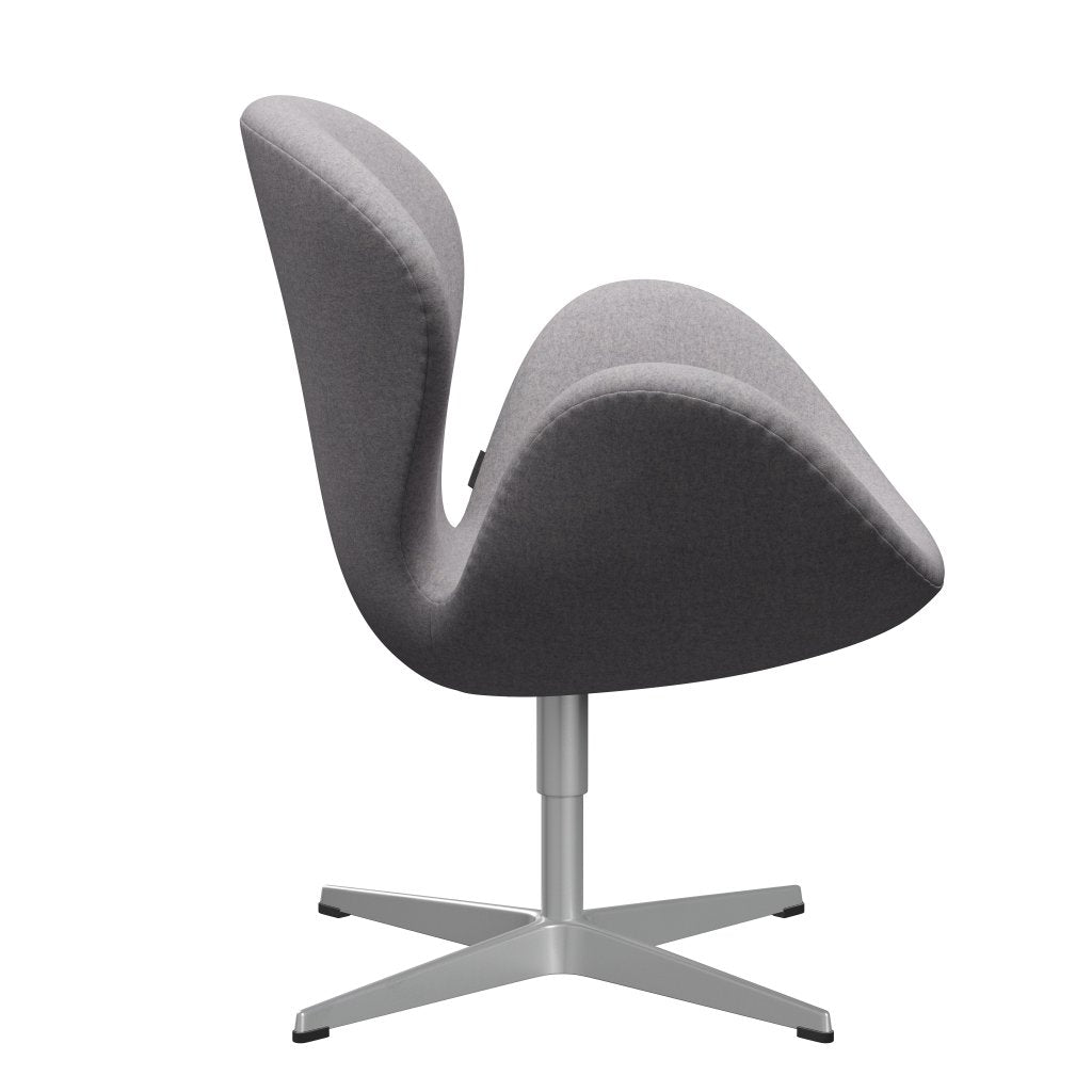 FRITZ HANSEN SWAN SALOUNGE, Srebrny Grey/Divina MD Cool jasnoszary