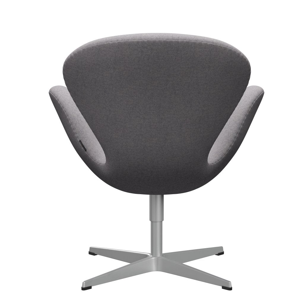 FRITZ HANSEN SWAN SALOUNGE, Srebrny Grey/Divina MD Cool jasnoszary