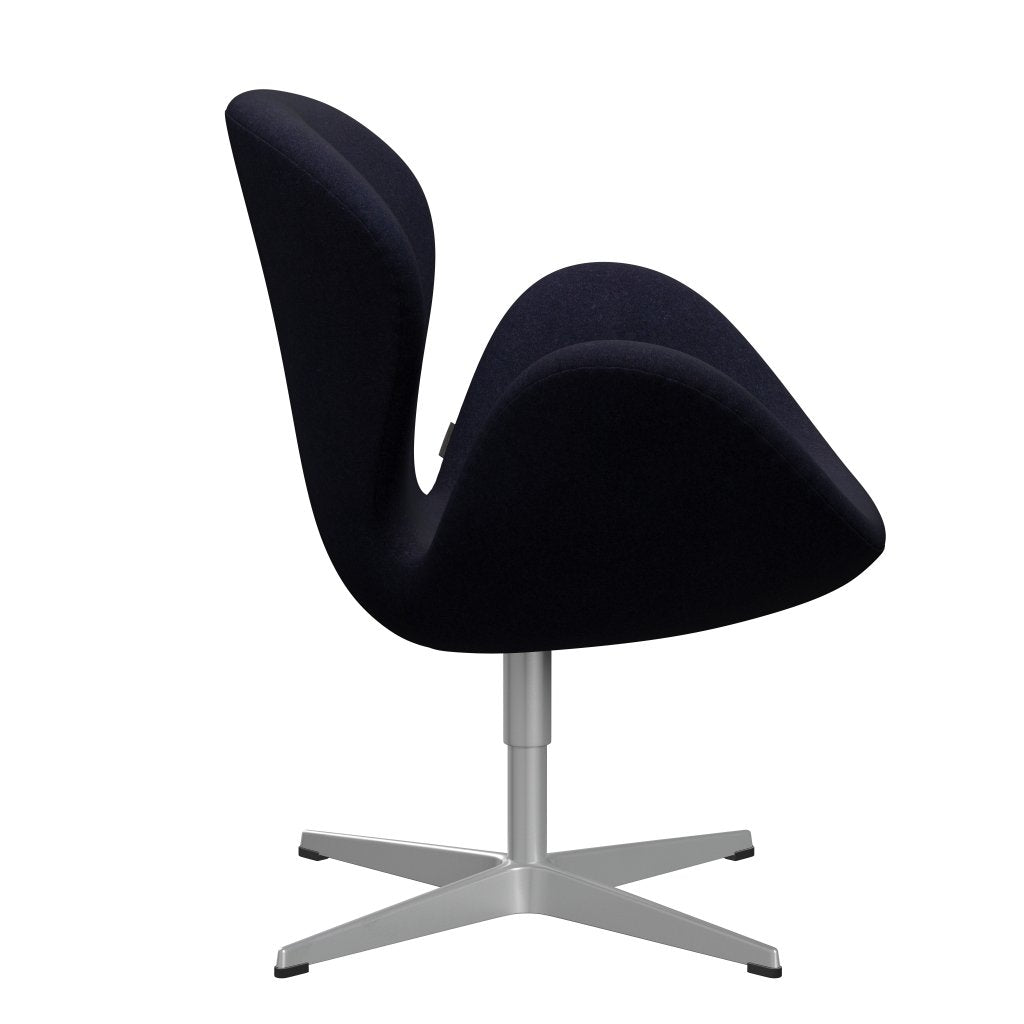 Fritz Hansen Swan Lounge, srebrny szary/divina MD Navy Dark