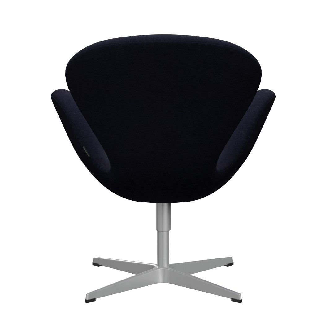 Fritz Hansen Swan Lounge, srebrny szary/divina MD Navy Dark